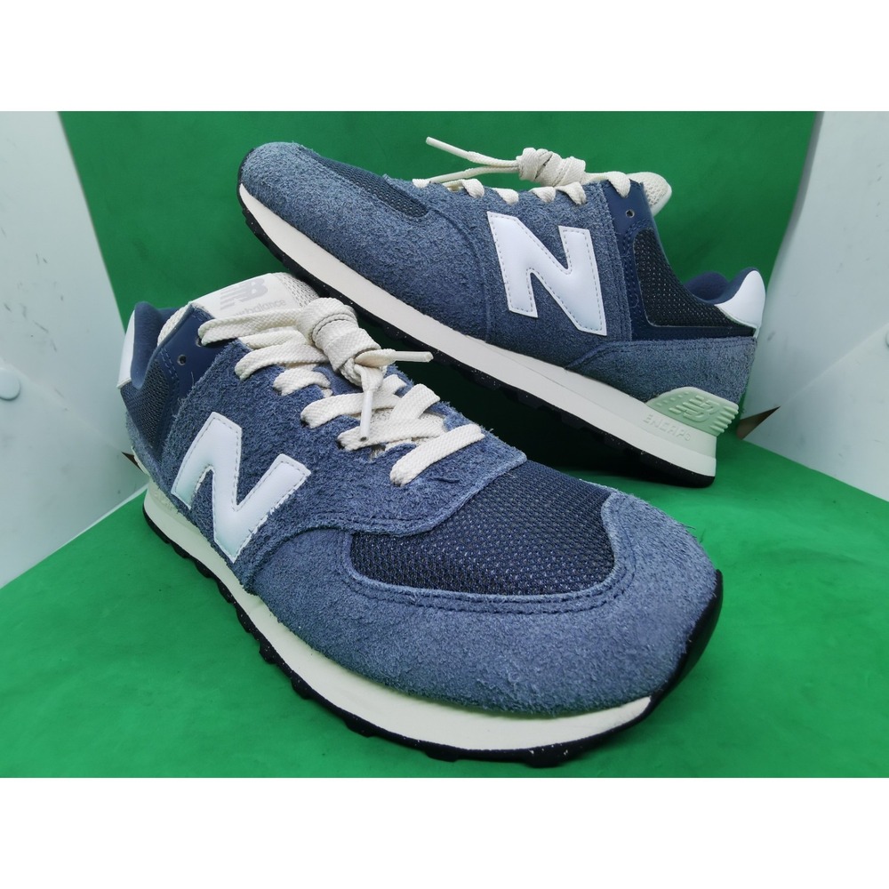 Size 10 - New Balance 574 Vintage Indigo U575RBJ Sneakers Walking Men's Shoes
